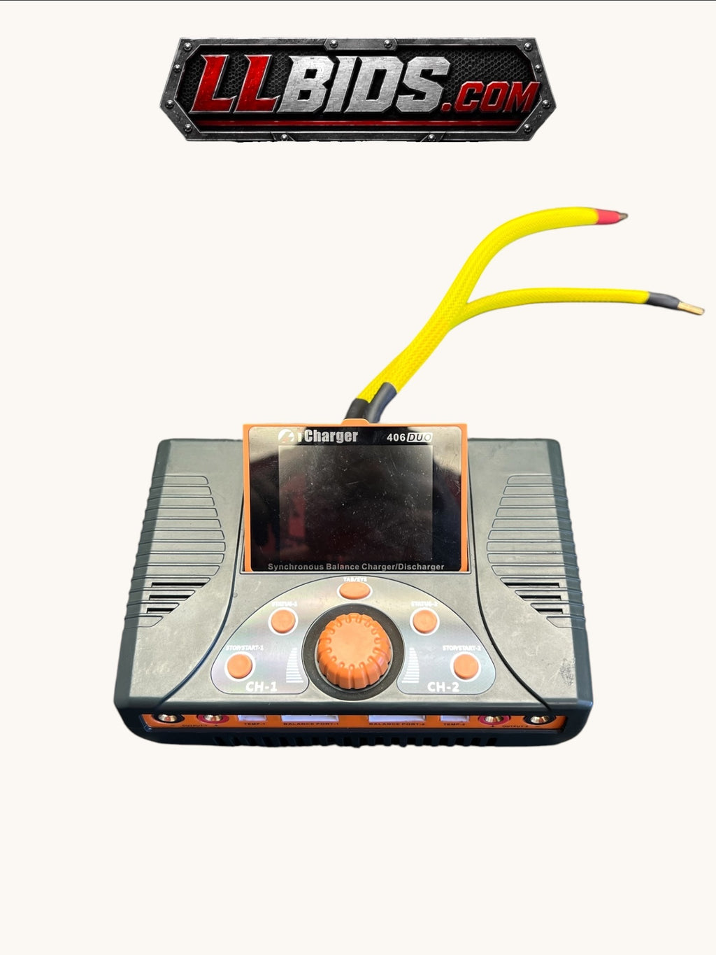 ICharger 456 Duo in case. With power supply and 2s charge lead